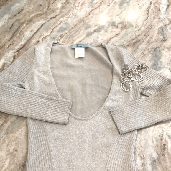 Silk Marciano sweater dress - Picture 6 of 6